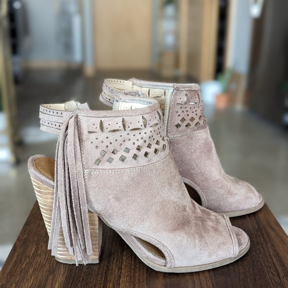 Not Rated Fringe Booties